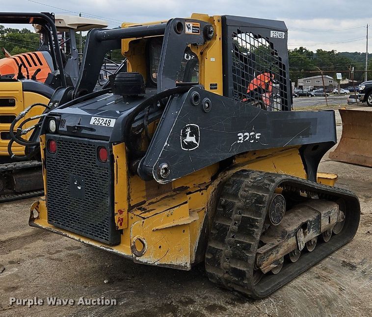 image for item OJ9857 2018 John Deere 323E tracked skid steer loader