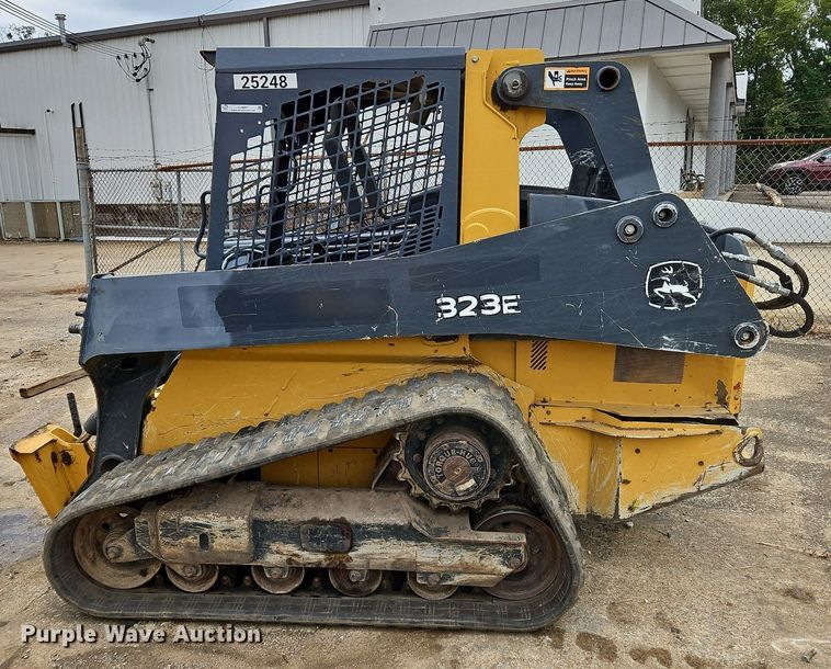 image for item OJ9857 2018 John Deere 323E tracked skid steer loader