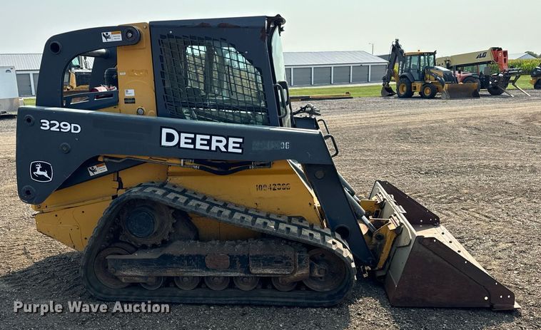 image for item YA0001 2012 John Deere 329D tracked skid steer loader