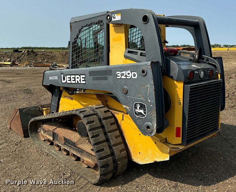 image for item YA0001 2012 John Deere 329D tracked skid steer loader