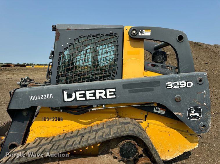 image for item YA0001 2012 John Deere 329D tracked skid steer loader