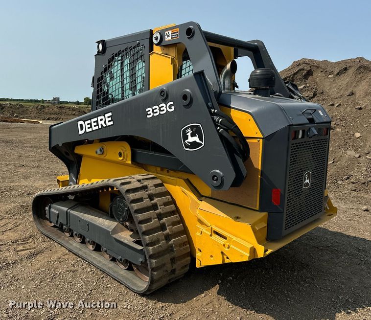 image for item YA0002 2019 John Deere 333G tracked skid steer loader