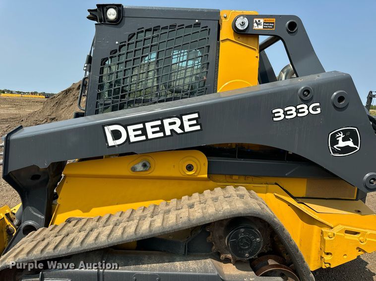 image for item YA0002 2019 John Deere 333G tracked skid steer loader