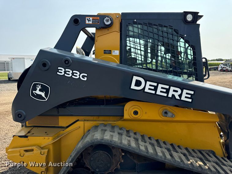 image for item YA0002 2019 John Deere 333G tracked skid steer loader