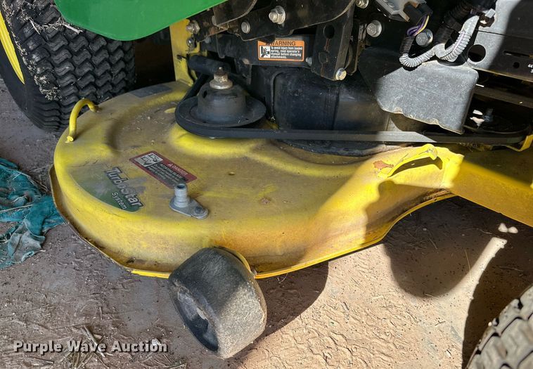 image for item DD3247 2015 John Deere X300R lawn mower