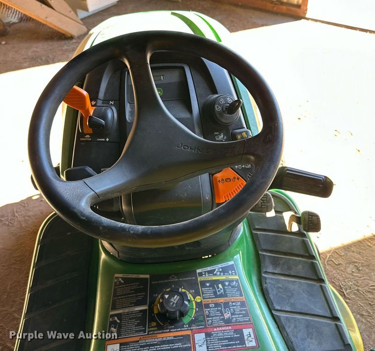 image for item DD3247 2015 John Deere X300R lawn mower