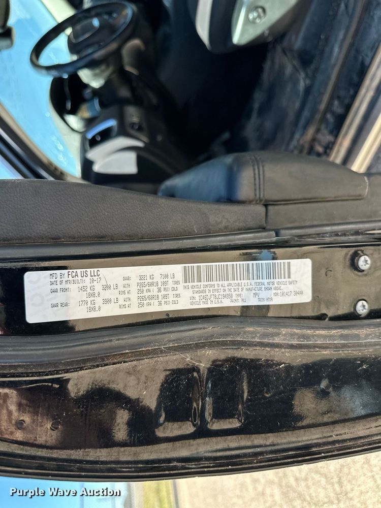 image for item DD3250 2018 Dodge Durango SUV