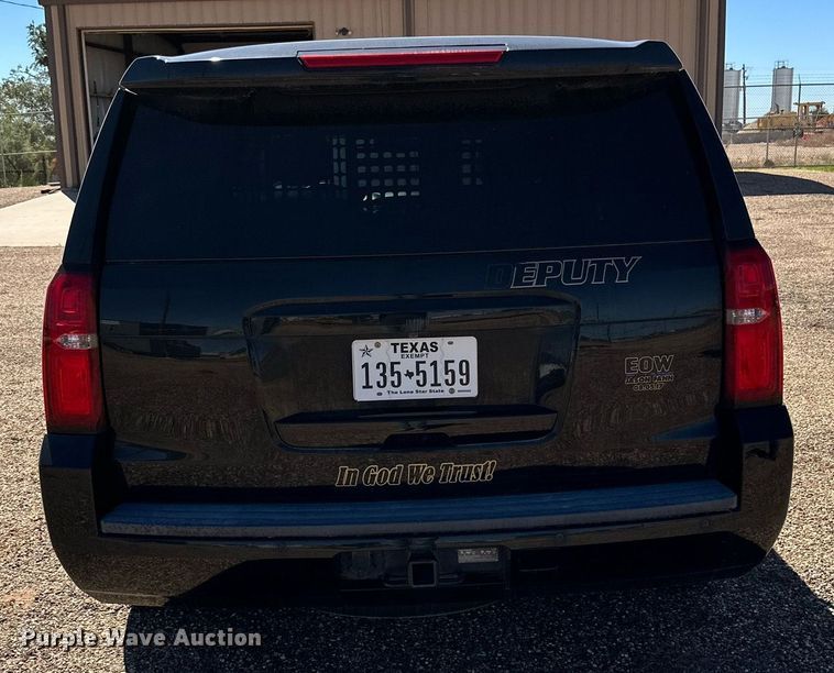 image for item DD3251 2018 Chevrolet Tahoe Police SUV