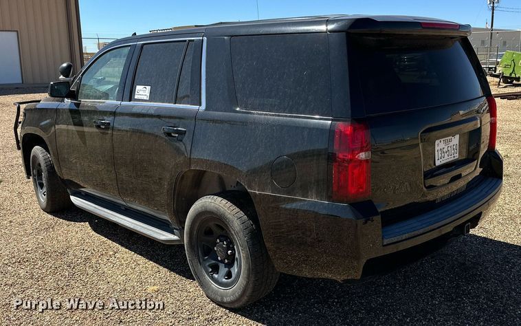 image for item DD3251 2018 Chevrolet Tahoe Police SUV