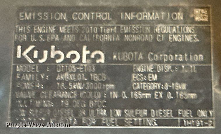 image for item DD3258 Kubota F2680 lawn mower