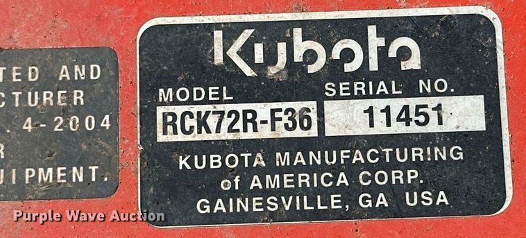 image for item DD3258 Kubota F2680 lawn mower