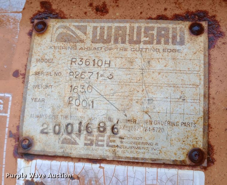 image for item DH1419 Wausau  10' W snow plow