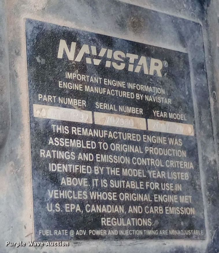 image for item DH1442 2011 International WorkStar 7300 refuse truck