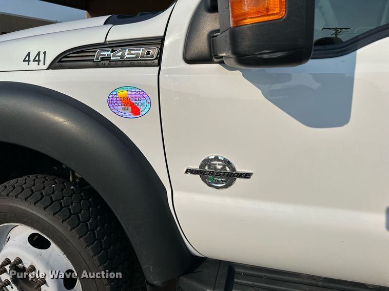 image for item DN0768 2012 Ford  F450 Super Duty XL dump truck