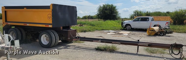 image for item DN3538 2012 Hilbilt 14-14 Pup end dump pup trailer