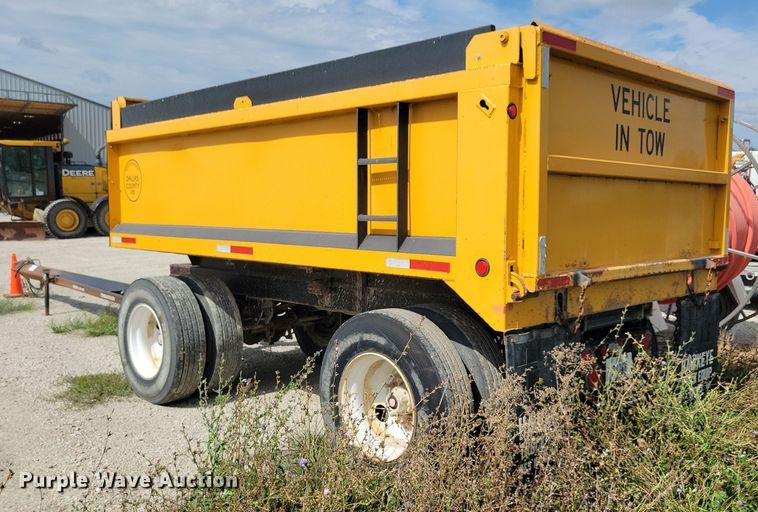 image for item DN3538 2012 Hilbilt 14-14 Pup end dump pup trailer