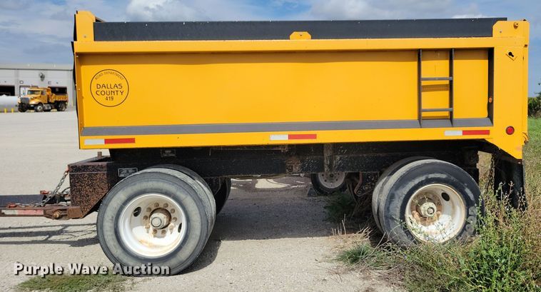 image for item DN3538 2012 Hilbilt 14-14 Pup end dump pup trailer