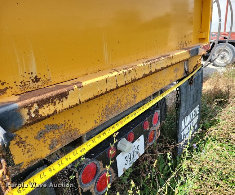 image for item DN3538 2012 Hilbilt 14-14 Pup end dump pup trailer