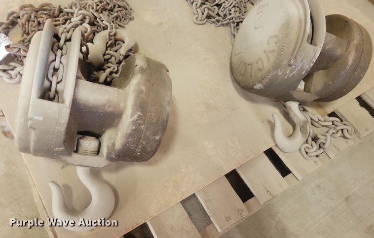 image for item DN3549 (2) Cyclone chain hoists