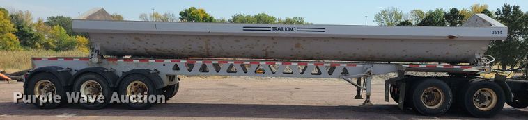 image for item DN3557 2004 Trail King TK60SSD-433 side dump trailer