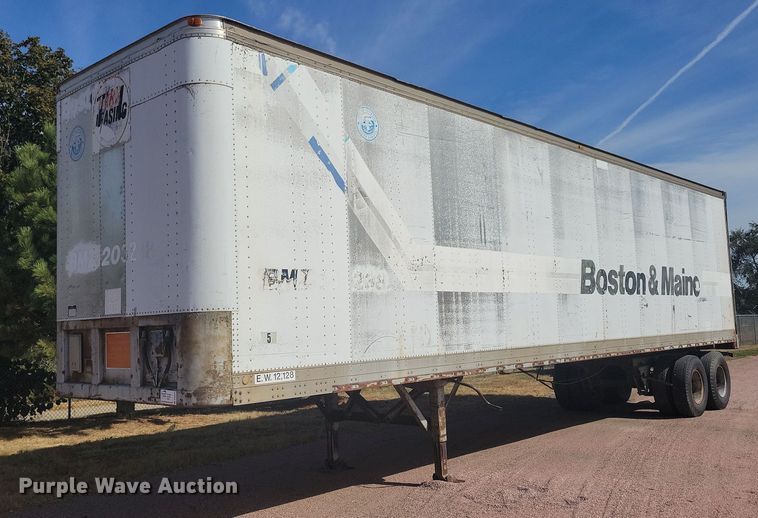 image for item DN3575 1979 Fruehauf FBZ9-F2-40 dry van trailer