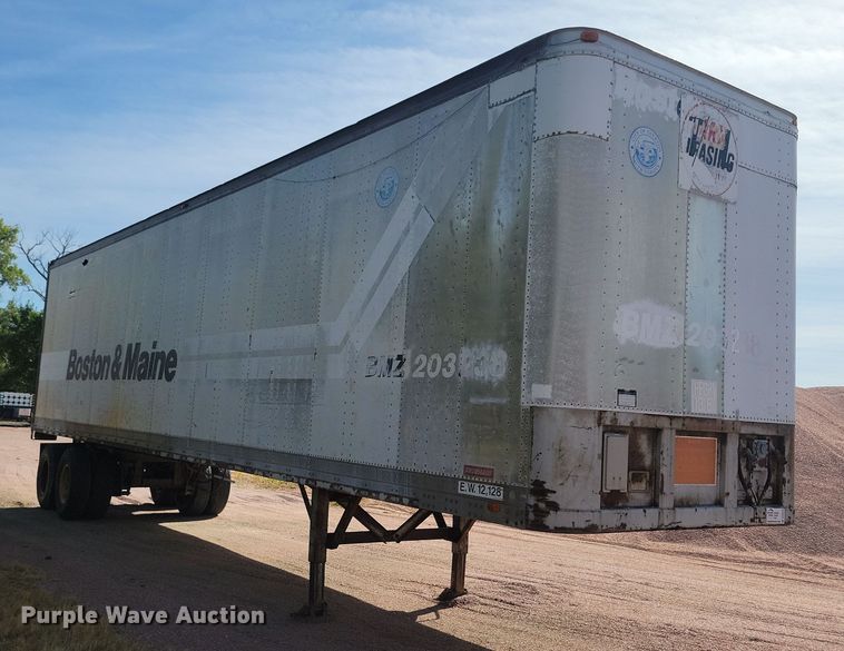 image for item DN3575 1979 Fruehauf FBZ9-F2-40 dry van trailer