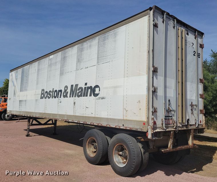 image for item DN3575 1979 Fruehauf FBZ9-F2-40 dry van trailer