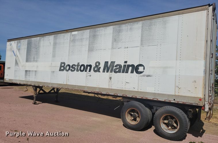 image for item DN3575 1979 Fruehauf FBZ9-F2-40 dry van trailer