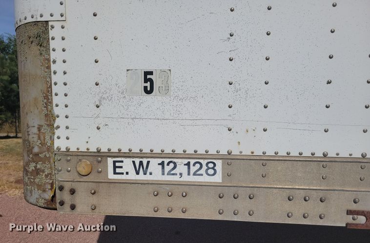 image for item DN3575 1979 Fruehauf FBZ9-F2-40 dry van trailer