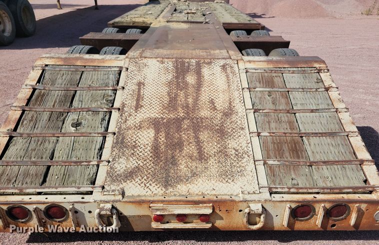 image for item DN3577 1976 Rogers T35L16-58-15 drop deck trailer