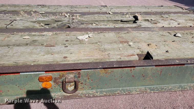image for item DN3577 1976 Rogers T35L16-58-15 drop deck trailer