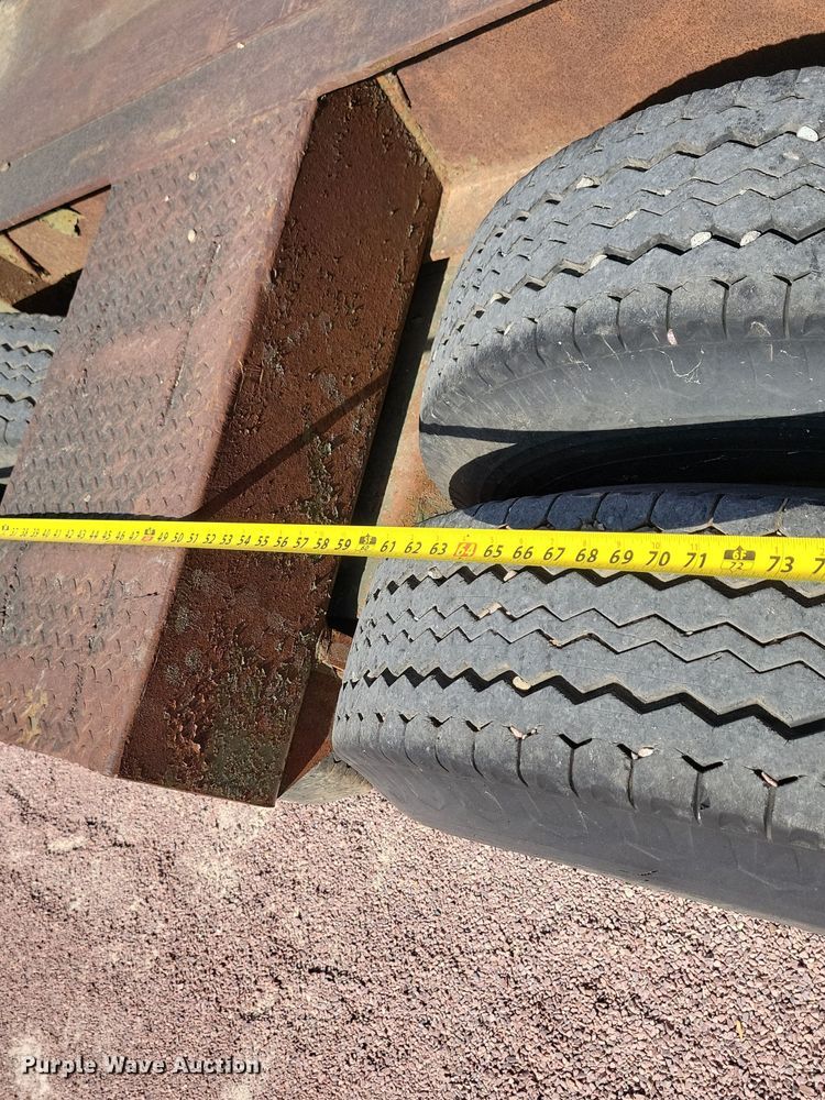 image for item DN3577 1976 Rogers T35L16-58-15 drop deck trailer