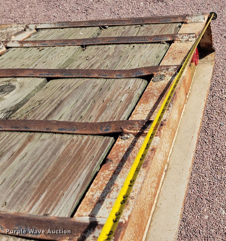 image for item DN3577 1976 Rogers T35L16-58-15 drop deck trailer