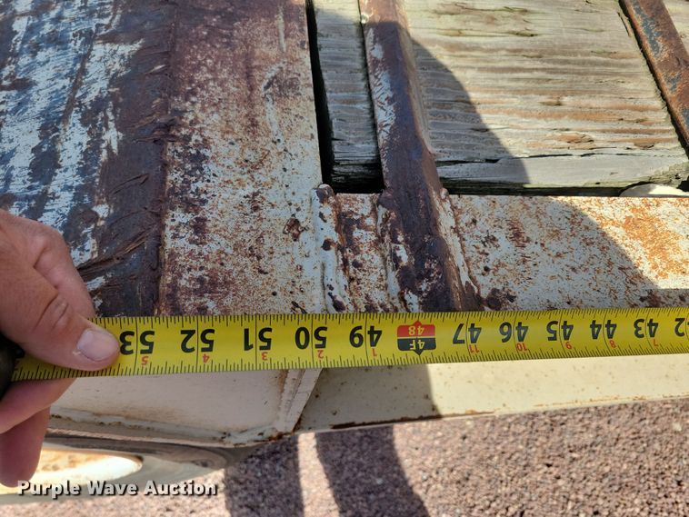 image for item DN3577 1976 Rogers T35L16-58-15 drop deck trailer