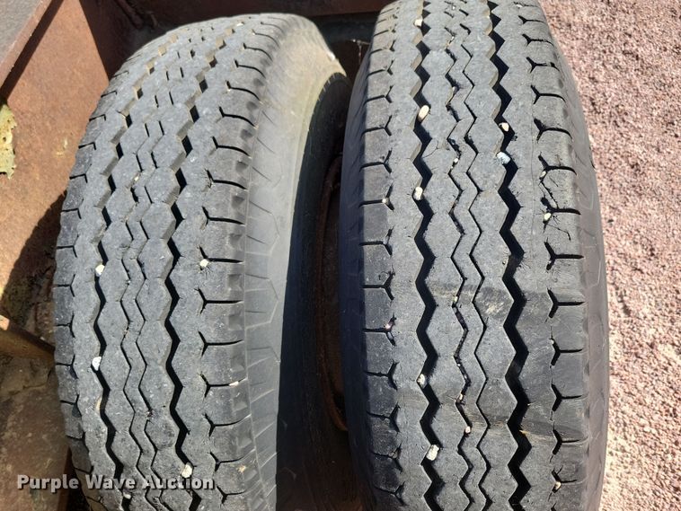 image for item DN3577 1976 Rogers T35L16-58-15 drop deck trailer