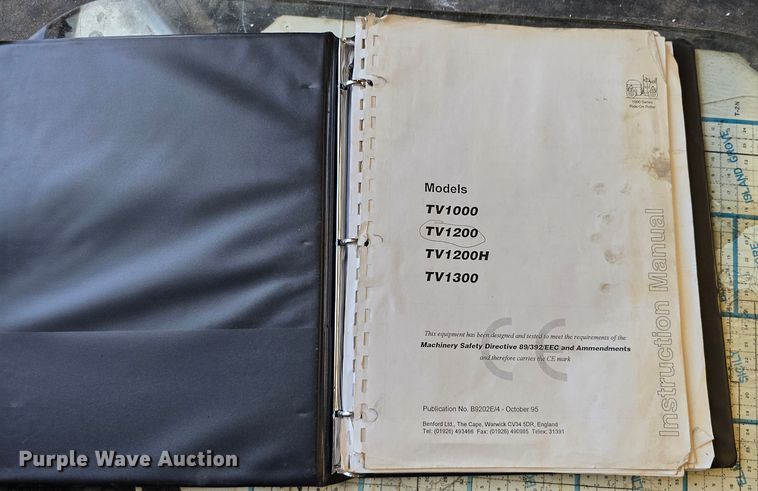 image for item DO5479 Benford TV1200DPR double drum vibratory roller