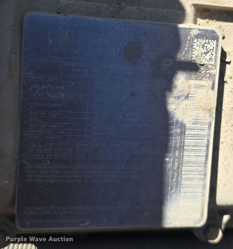 image for item DO5482 2014 International WorkStar 7600 dump truck