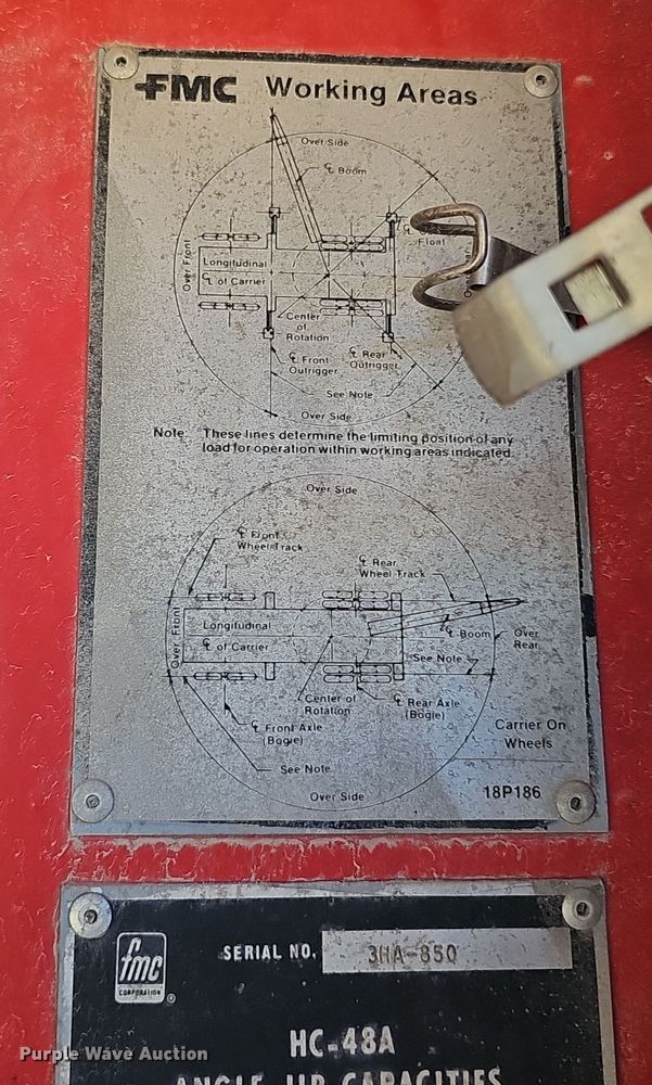 image for item DO5484 1978 FMC Link-Belt HC-48A crane