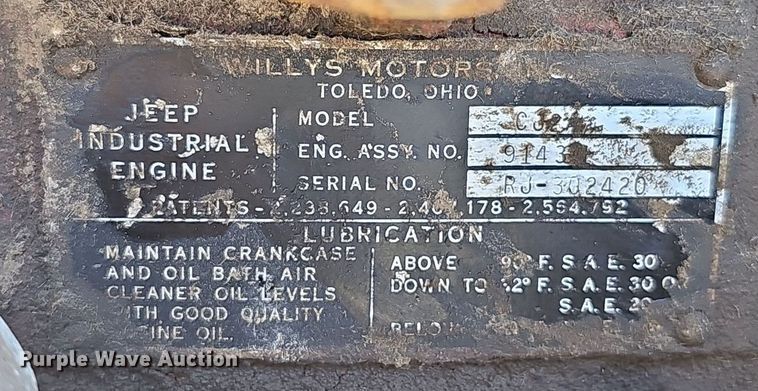 image for item DO5490 Hobart GPR-258 welder/generator