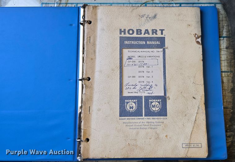 image for item DO5490 Hobart GPR-258 welder/generator