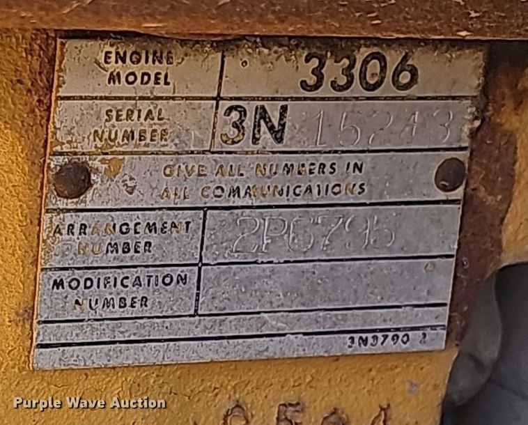 image for item DO5491 1973 Caterpillar D6C dozer