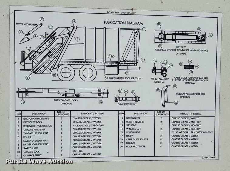 image for item DO7515 2013 Crane Carrier Low Entry refuse truck