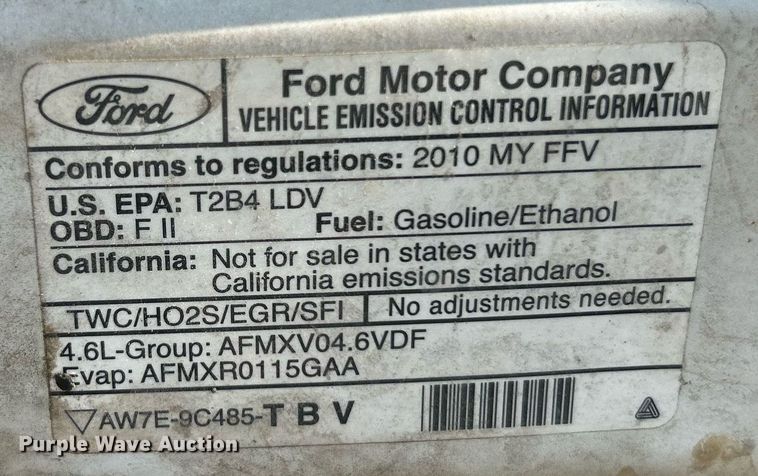 image for item DO7523 2010 Ford Crown Victoria  Police Interceptor