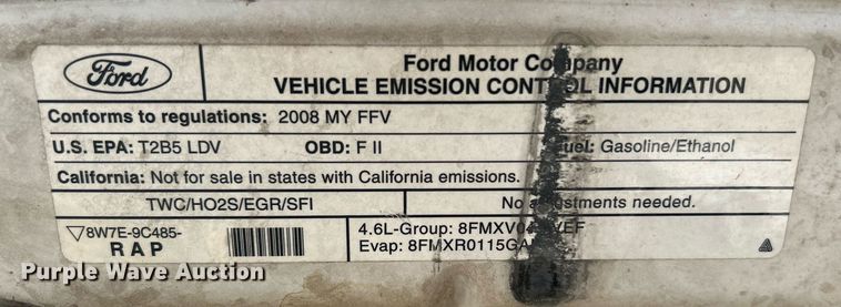 image for item DO7533 2008 Ford Crown Victoria  Police Interceptor