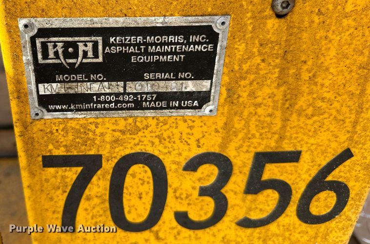 image for item DP8520 Keizer Morris  KMLINEAL  infrared asphalt recycler