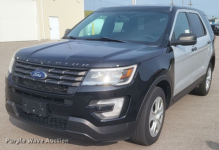 image for item DQ3655 2017 Ford Explorer Police Interceptor  SUV
