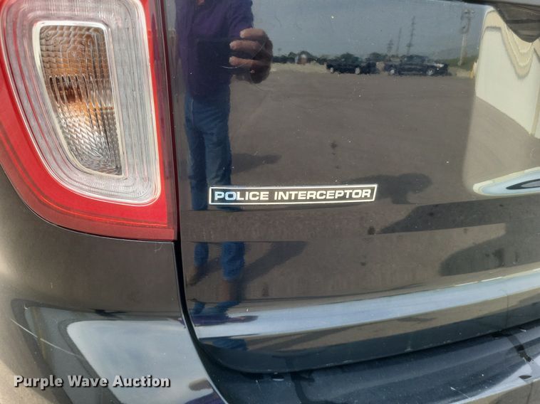 image for item DQ3656 2015 Ford Explorer Police Interceptor  SUV