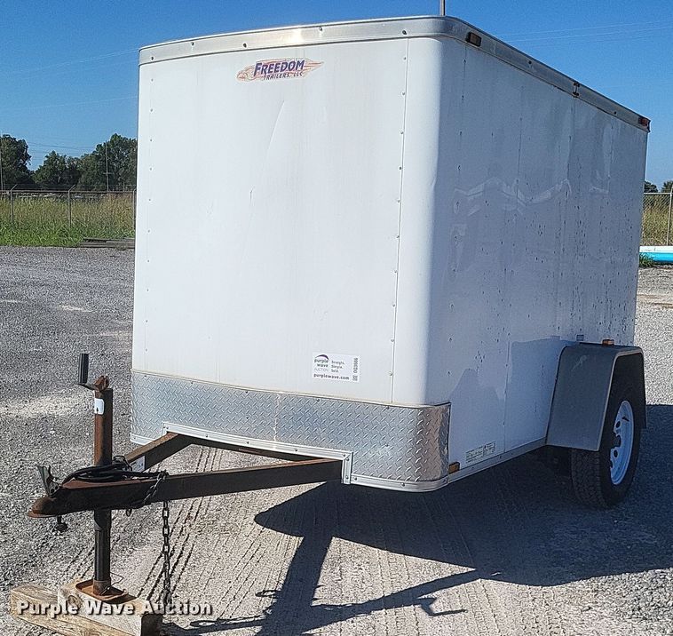 image for item DQ3666 2013 Freedom Trailers 5X8SA enclosed cargo trailer