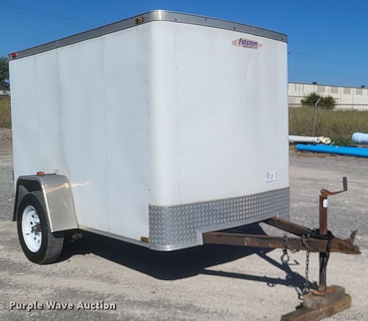 image for item DQ3666 2013 Freedom Trailers 5X8SA enclosed cargo trailer