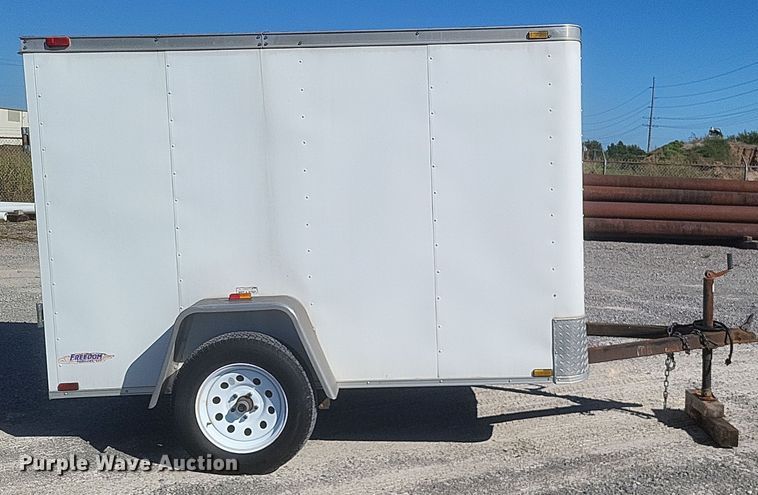 image for item DQ3666 2013 Freedom Trailers 5X8SA enclosed cargo trailer